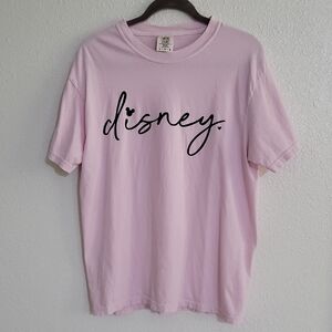 Women's Disney Graphic Tee Size Large L Pink
